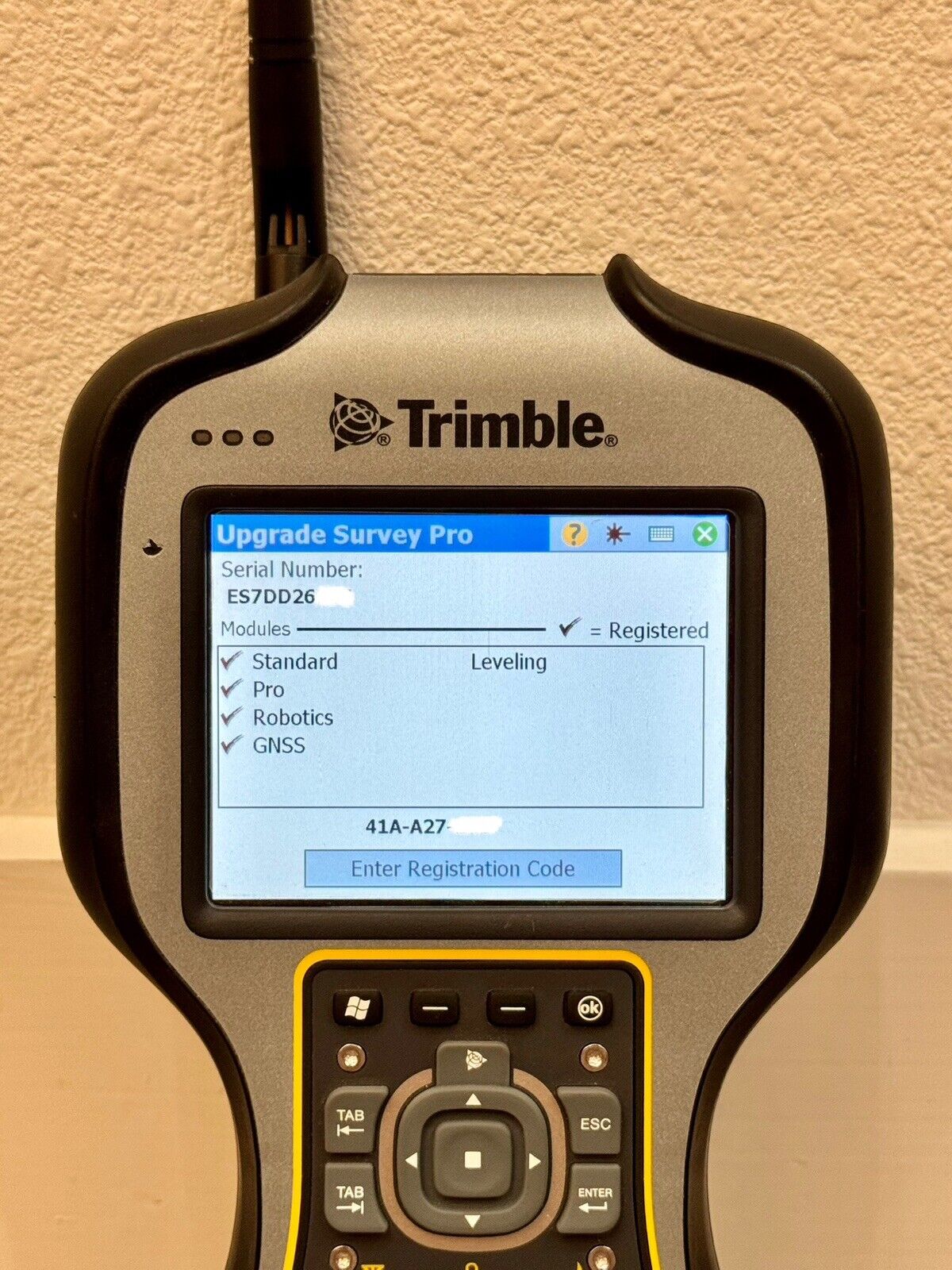 Trimble TSC3 Data Collector Survey Pro 6.8 MAX and 2.4GHz Radio Ranger 3