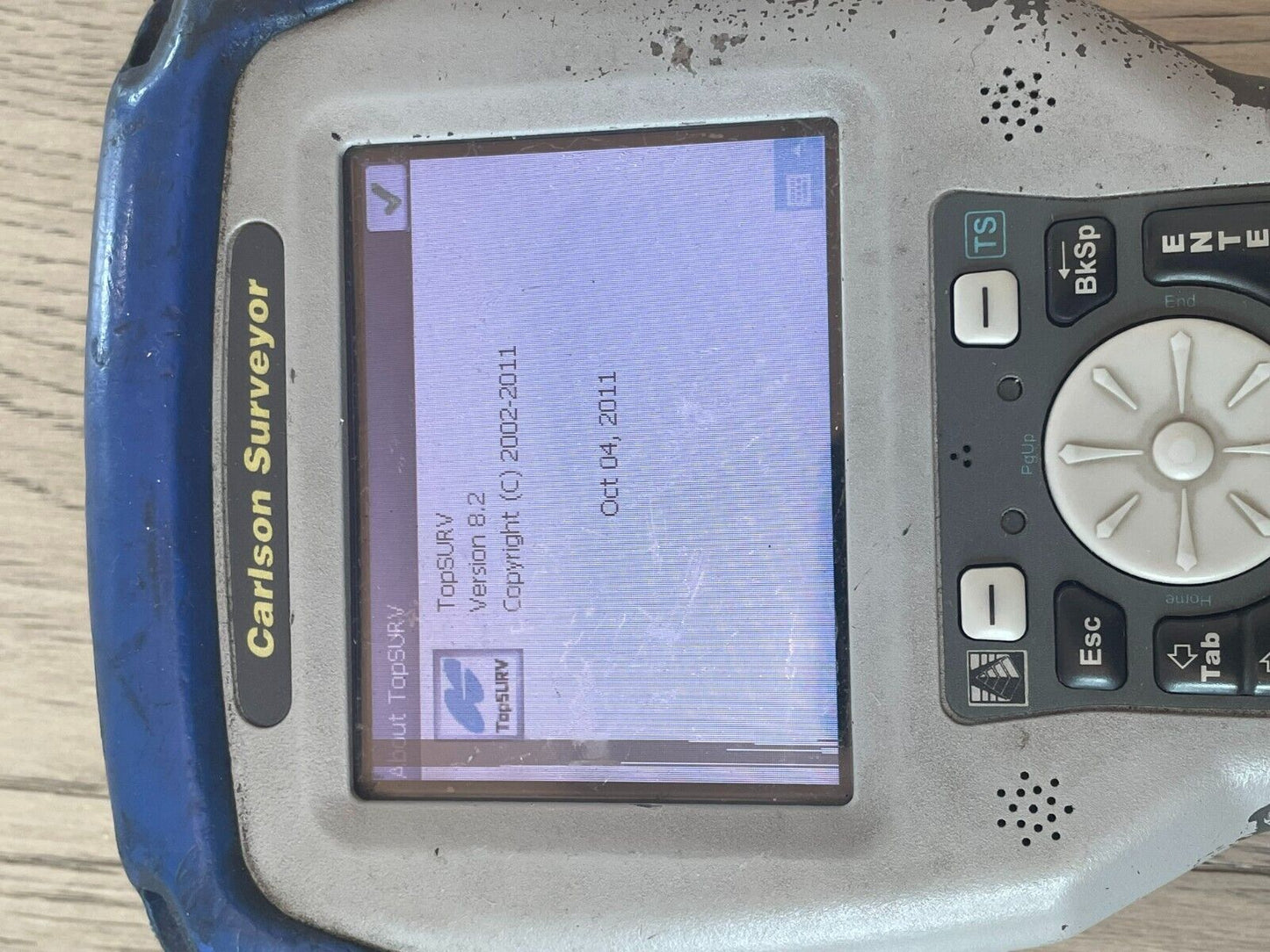 Carlson Surveyor Data Collector with TopSURV 8.2 Optical, GPS+ and GIS Enabled