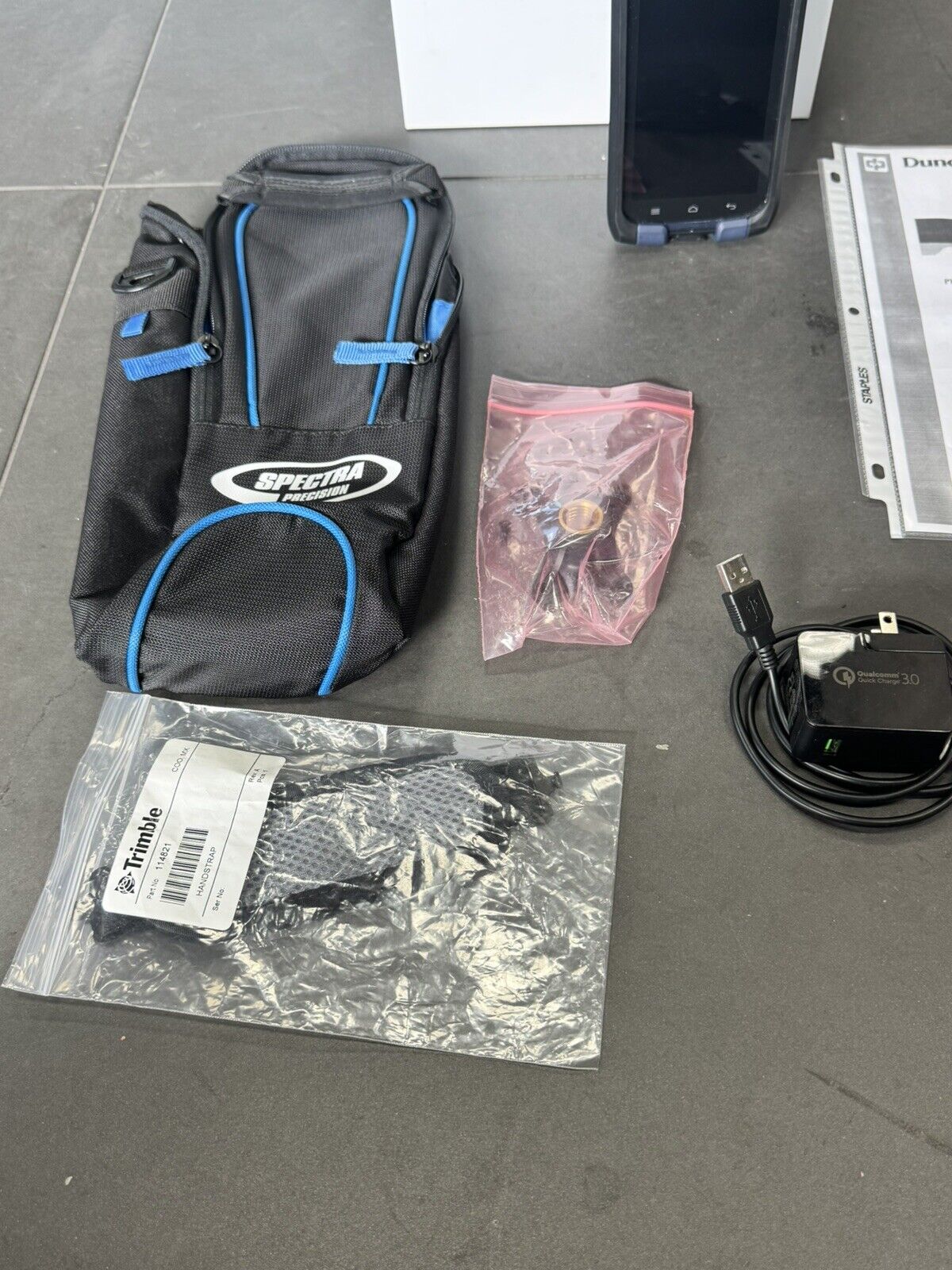 Spectra SP20 Data Collector GNSS w/ (7/2) Decimeter Accuracy Option Installed