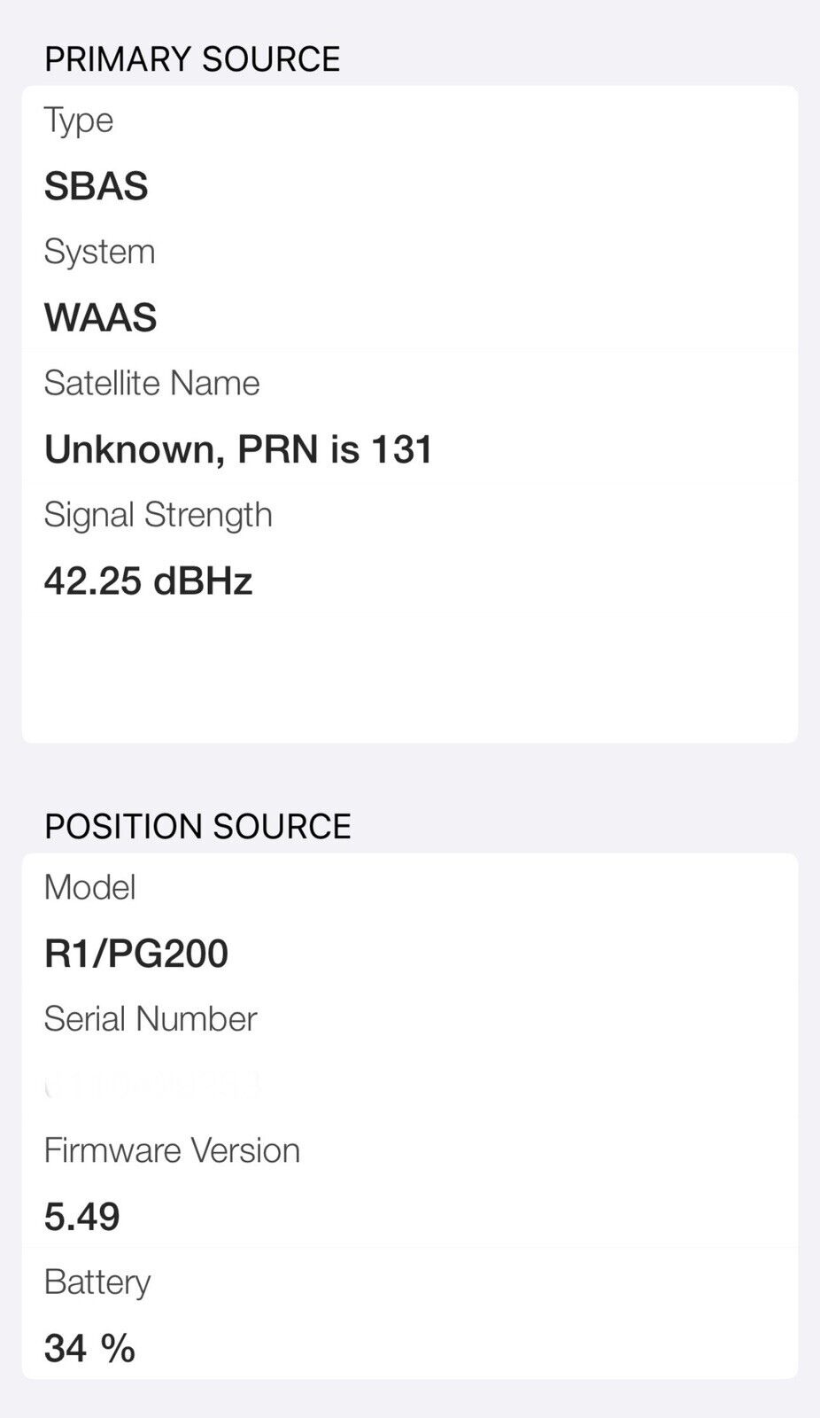 Trimble R1 GNSS GPS Receiver P/N: 99133 Galileo Beidou GLONASS 5.49 FW