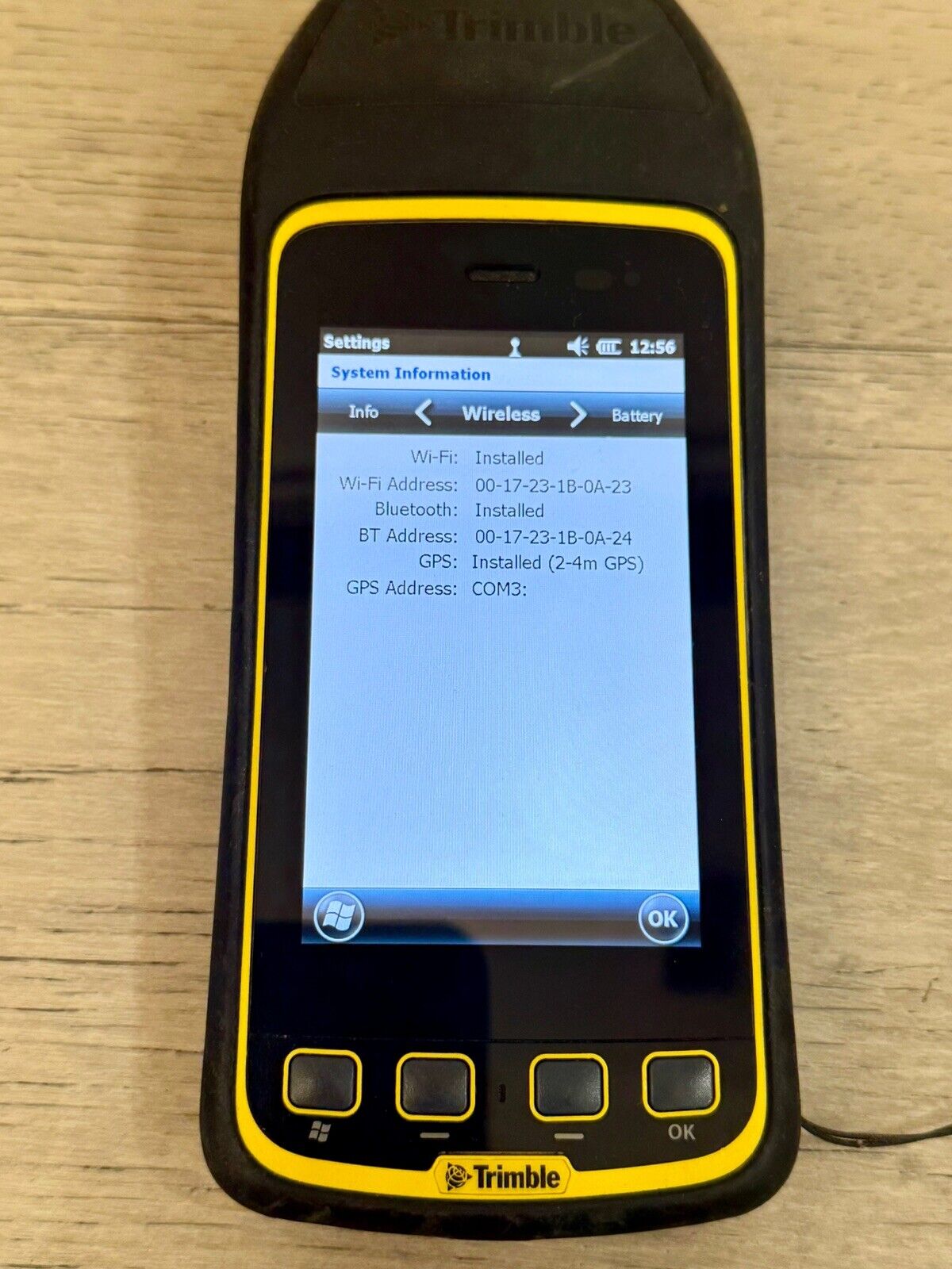 Trimble Juno T41/5 5 Series GPS Data Collector Rugged Handheld With GPS Antenna