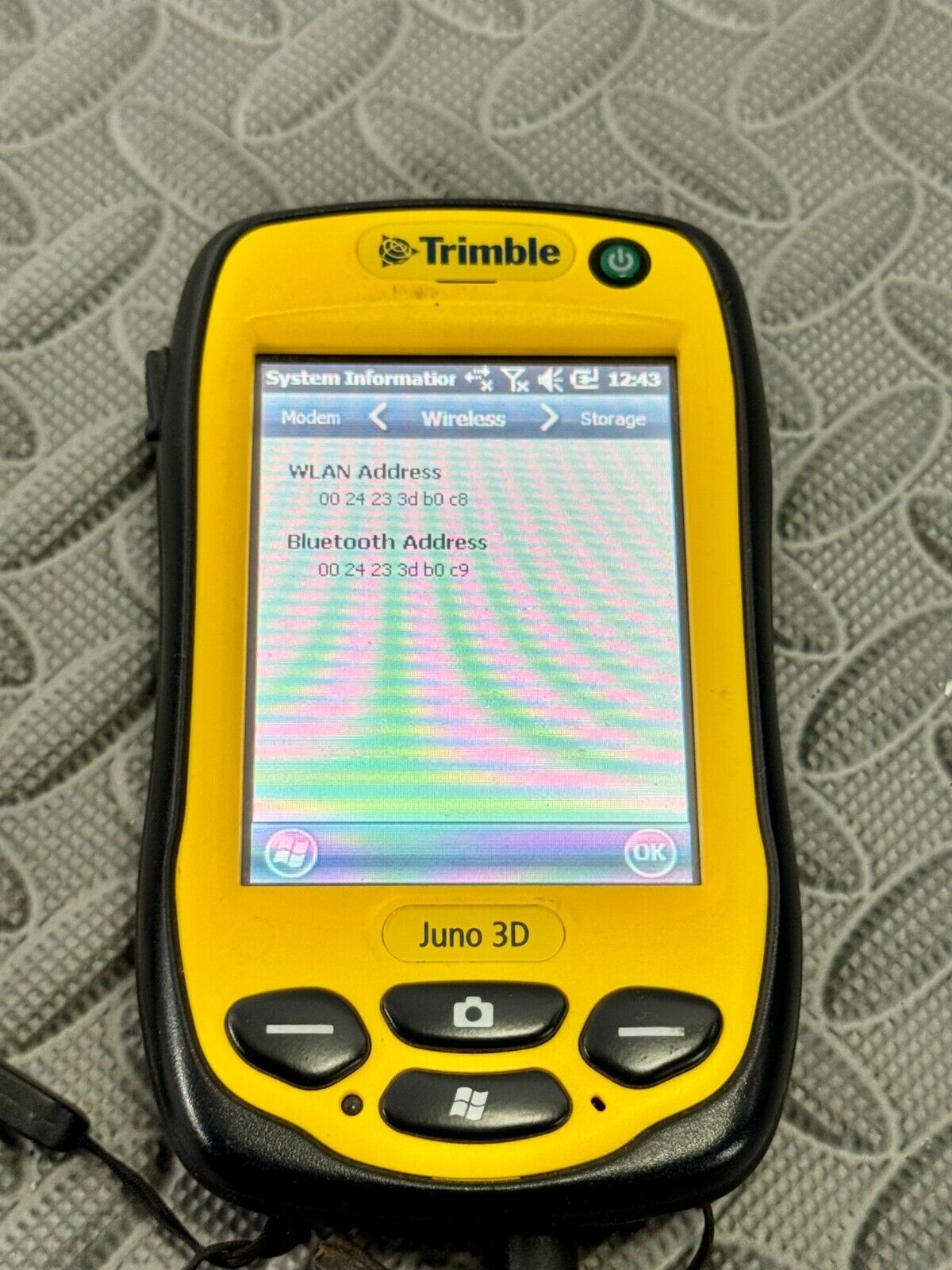 Trimble Juno 3D Series GPS Handheld Mobile Mapping Data GNSS Receiver Collector