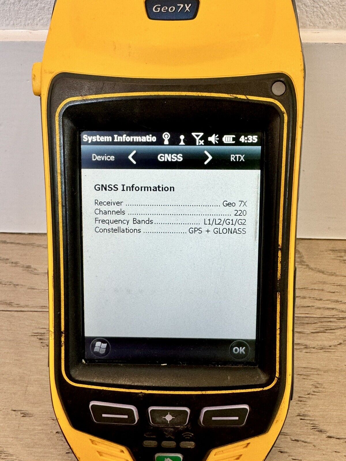 Trimble Geo 7X CM with Trimble Access 2017.24 GPS Glonass Galileo BeiDou