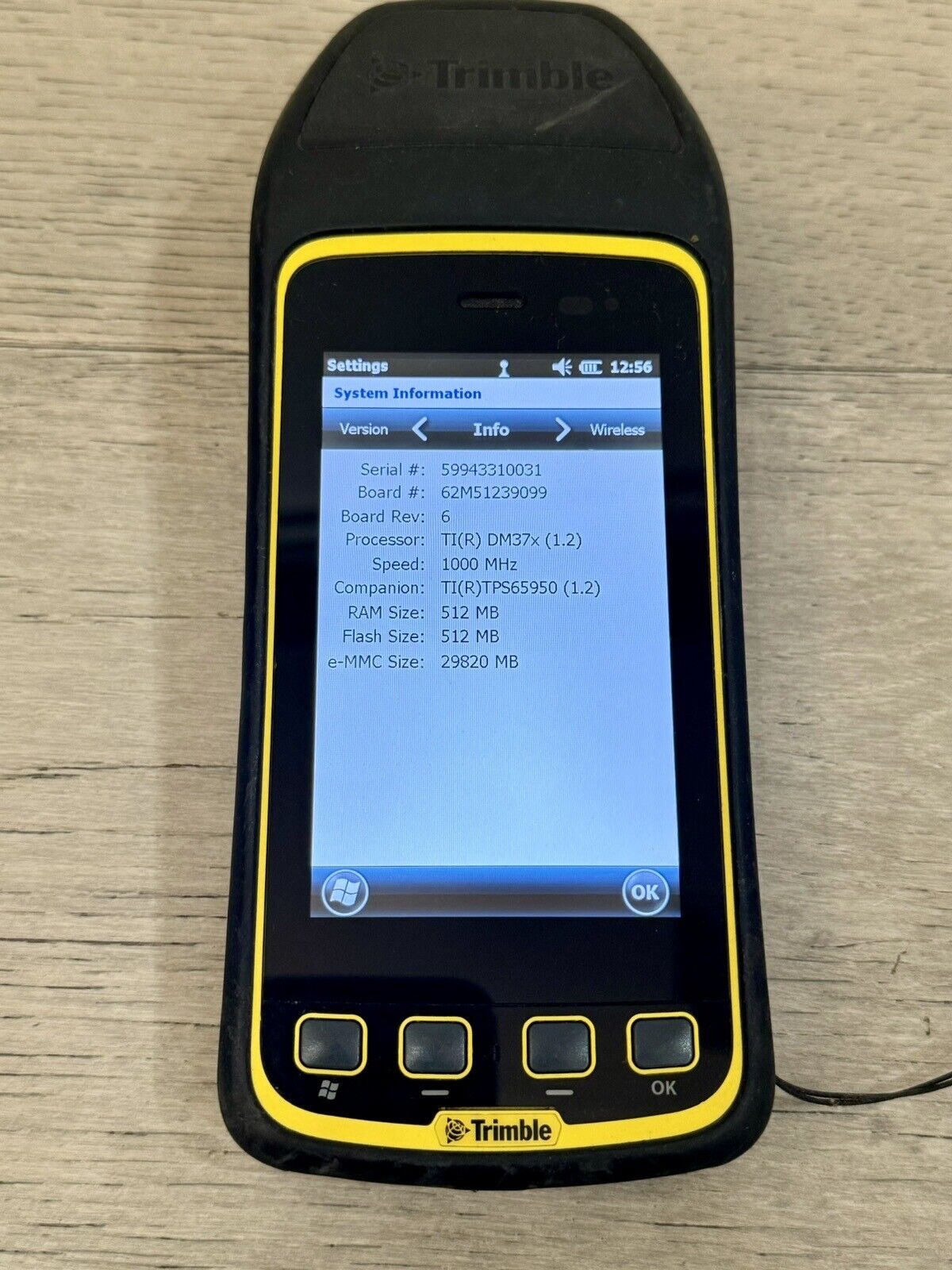 Trimble Juno T41/5 5 Series GPS Data Collector Rugged Handheld With GPS Antenna