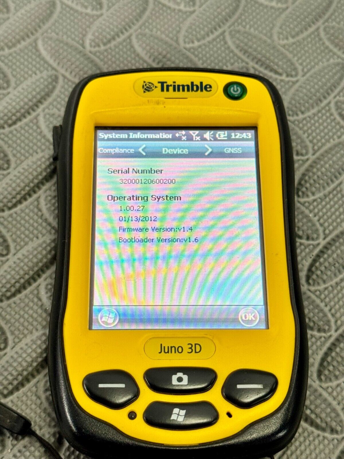 Trimble Juno 3D Series GPS Handheld Mobile Mapping Data GNSS Receiver Collector