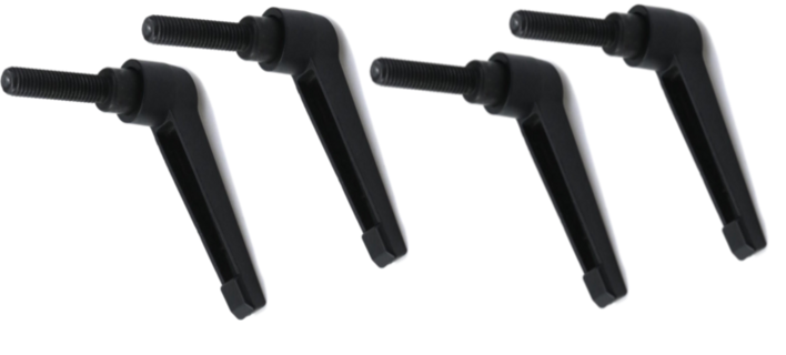 4 X New Metal Rotating Clamping Levers - Trimble MS995 MS992 MS990 MS980 GCS900