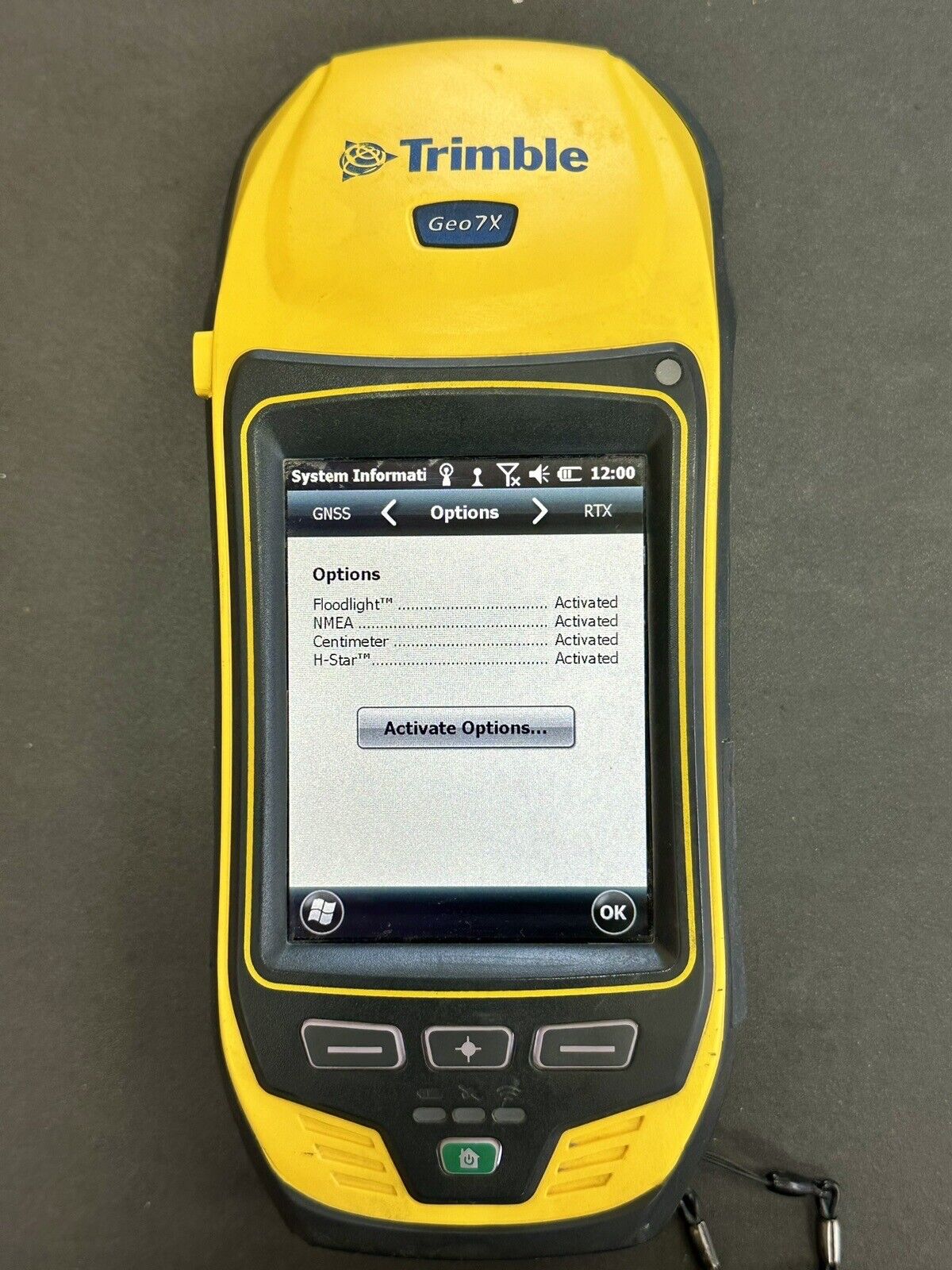 Trimble Geo 7X CM (NMEA, Floodlight, H-STAR, CM) TerraSync Pro 5.86 88180-05