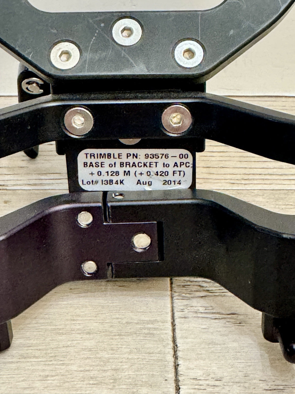 Trimble Geo 7x or Geo 6000 Monopole Bracket P/N: 93576-00 Quick Tilt 5/8 Thread