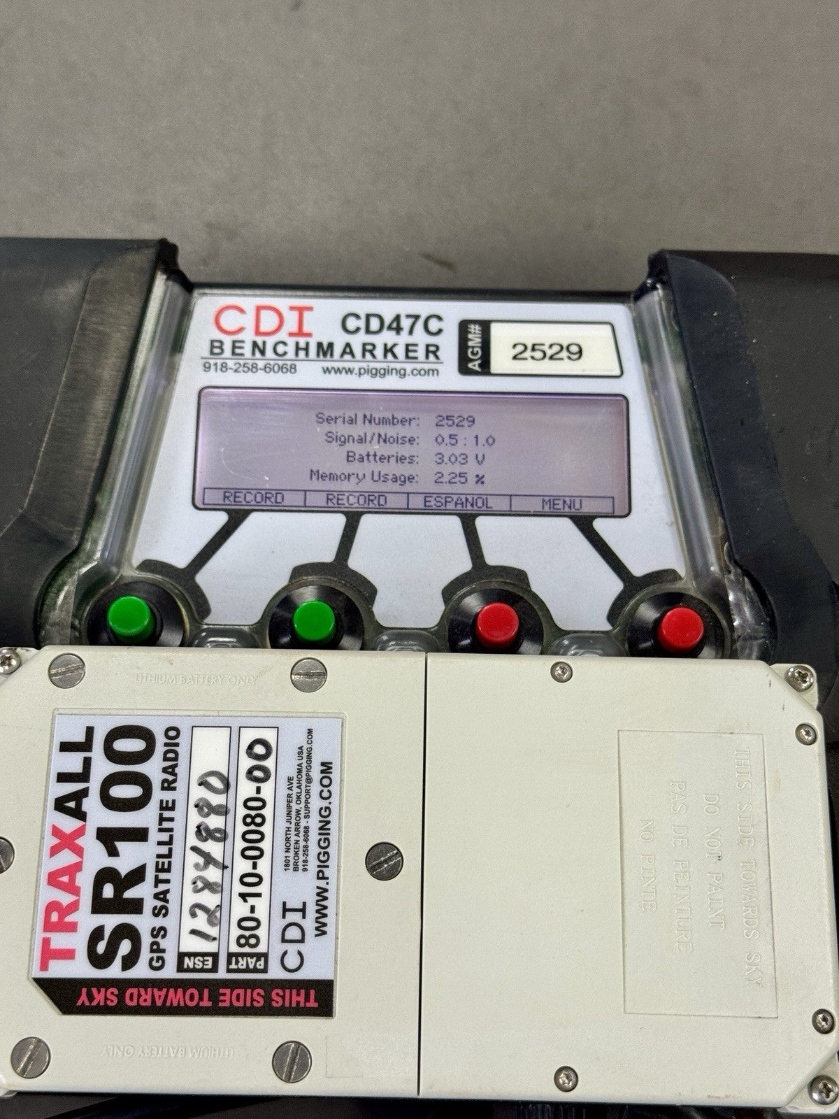 CDI CD47C TRAXALL SR100 Pipeline Pig Tracking Receiver Pipeline Inspection Tool