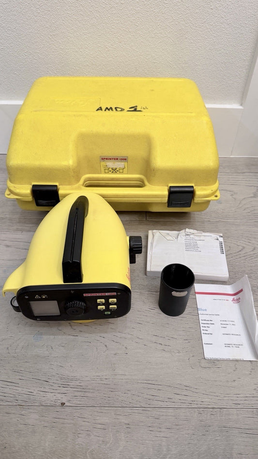 Leica Sprinter 150M Digital Level - Advanced Construction Level