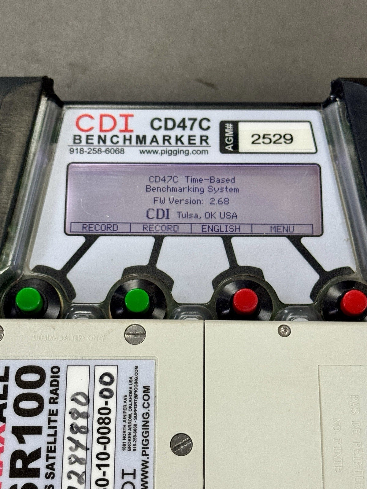 CDI CD47C TRAXALL SR100 Pipeline Pig Tracking Receiver Pipeline Inspection Tool