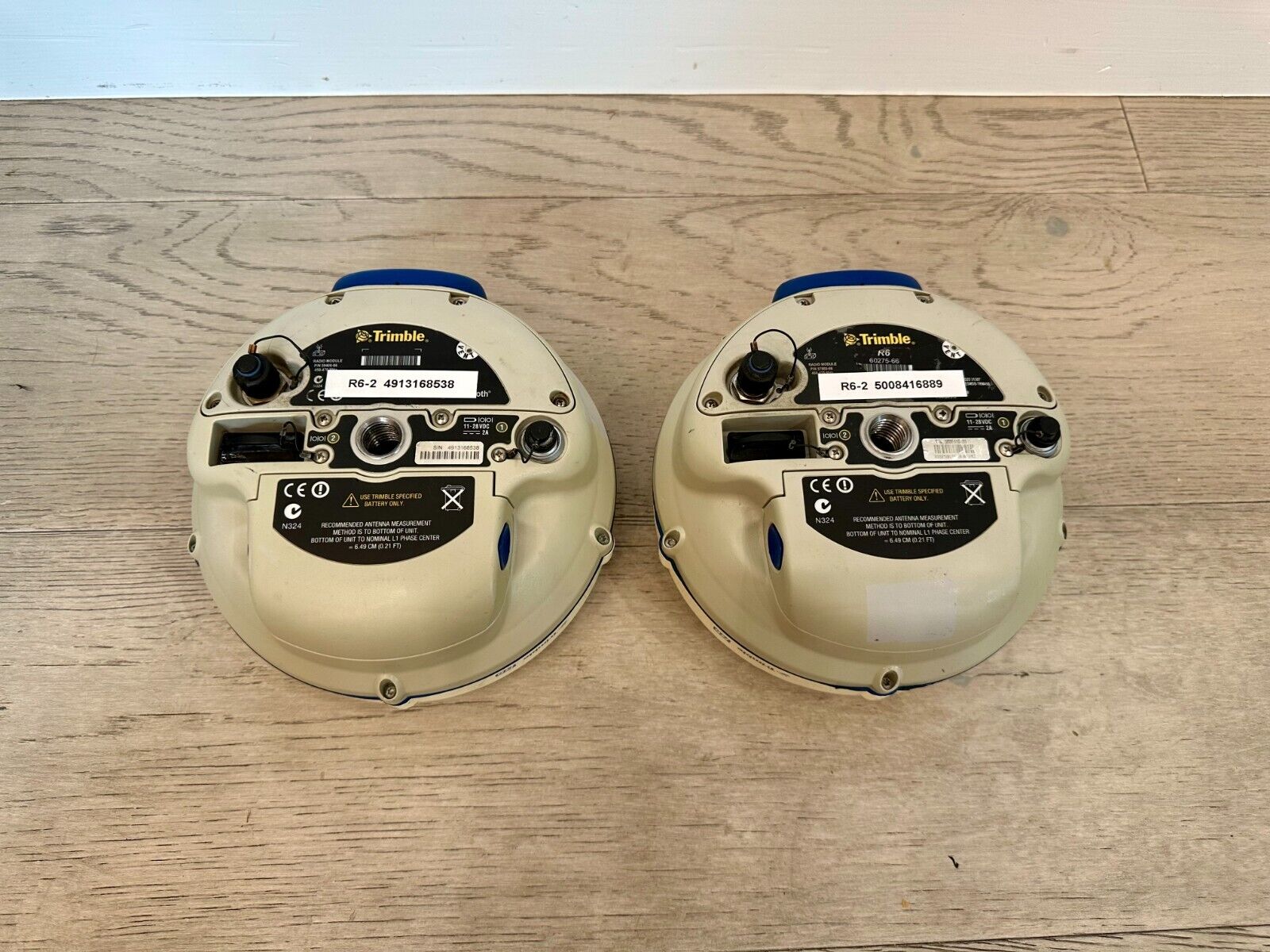 Trimble Dual R6 Model 2 Base & Rover RTK GPS GNSS GLONASS UHF Transmit Enabled