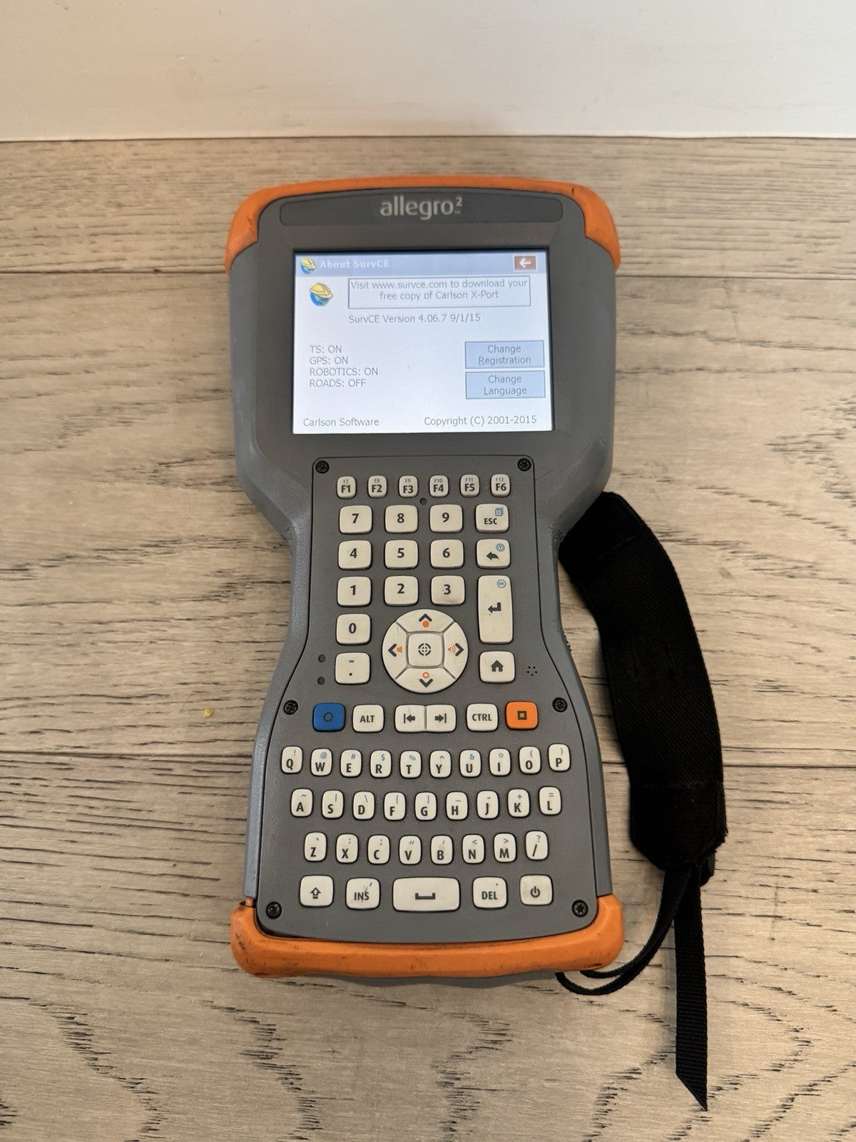 Juniper Allegro 2 Data Collector  w/ SurvCE 4.06 GPS & Total Station & Robotics