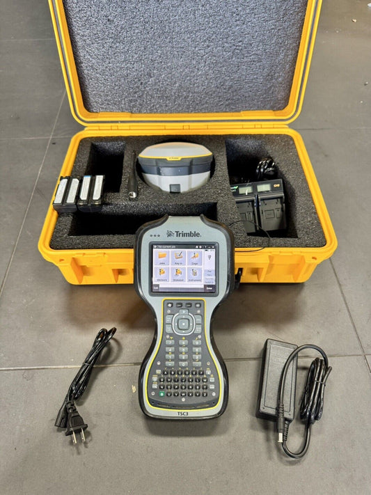 Trimble R2 & TSC3 w/ Access 2017 GPS GNSS Kit Galileo BeiDou Max CM UHF Radio
