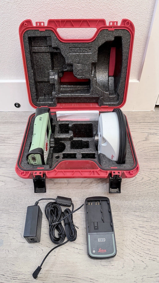 Leica GS08 GNSS Smart Antenna with Leica CS10 Data Collector GPS GLONASS
